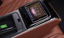 Mercedes amg s class wireless charging system for mobile devices in the rear
