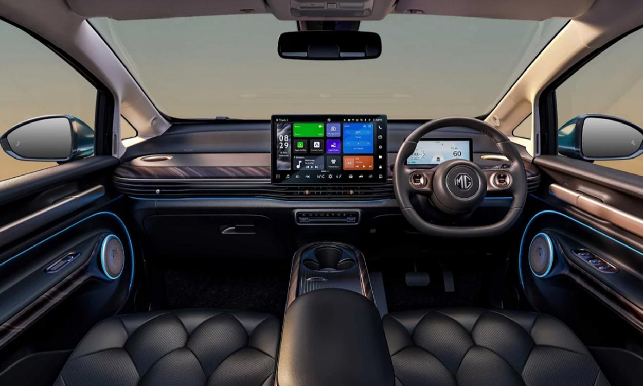 Mg windsor ev dashboard