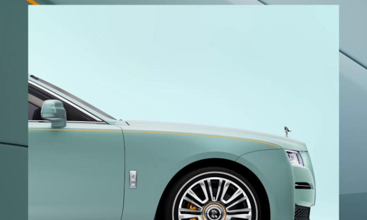 Rollsroyce ghost door and wheel