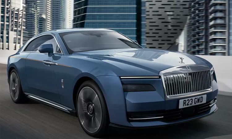 Rolls royce spectre frontview