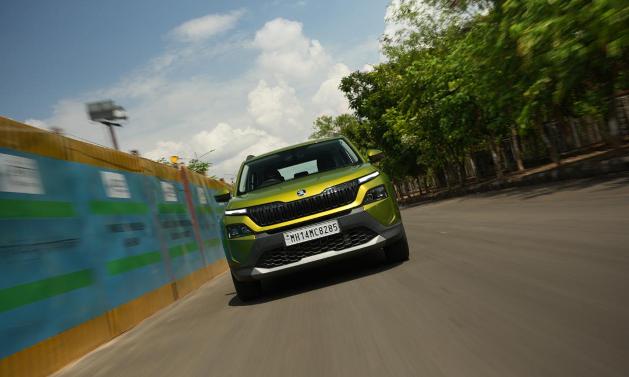 Skoda kylaq Front look