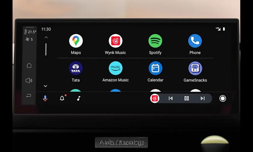 Infotainment System Main MenuTata Curvv