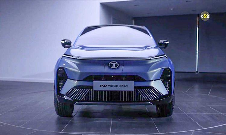 Tata curvv ev front look