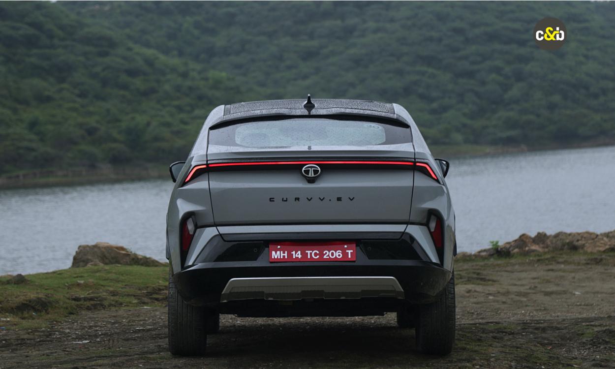 Tata curvv ev rearview