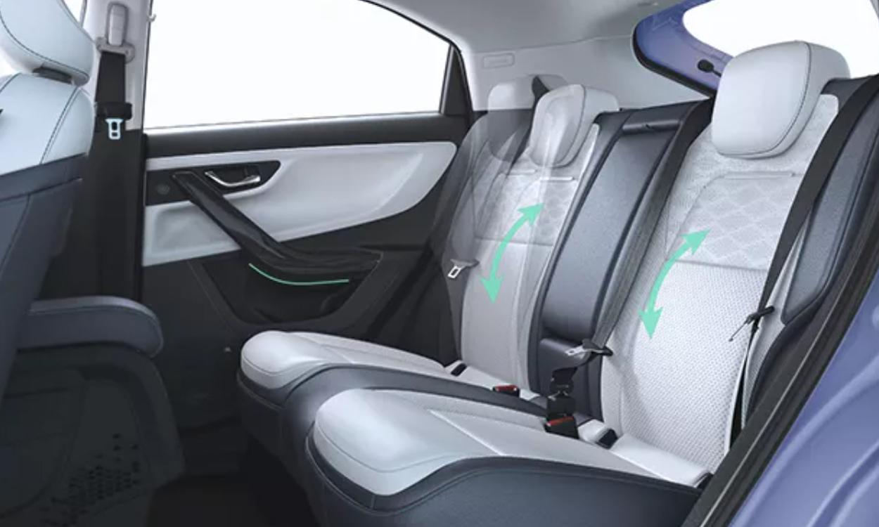 Tata curvv ev 2 Stage Rear Seat Recline