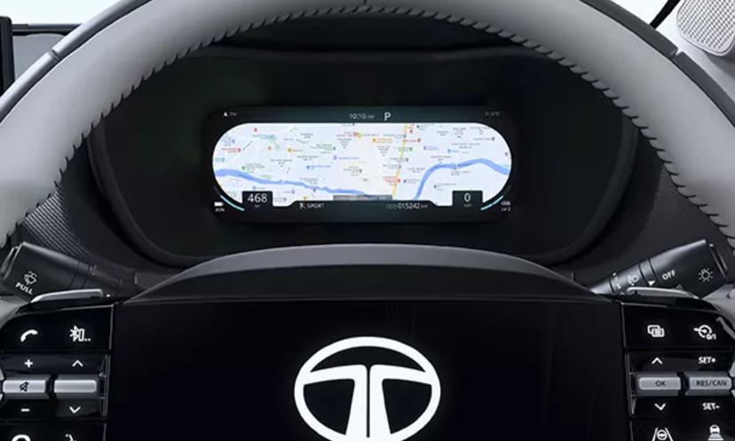 Tata Curvv Ev Multi Dial Full View Navigation