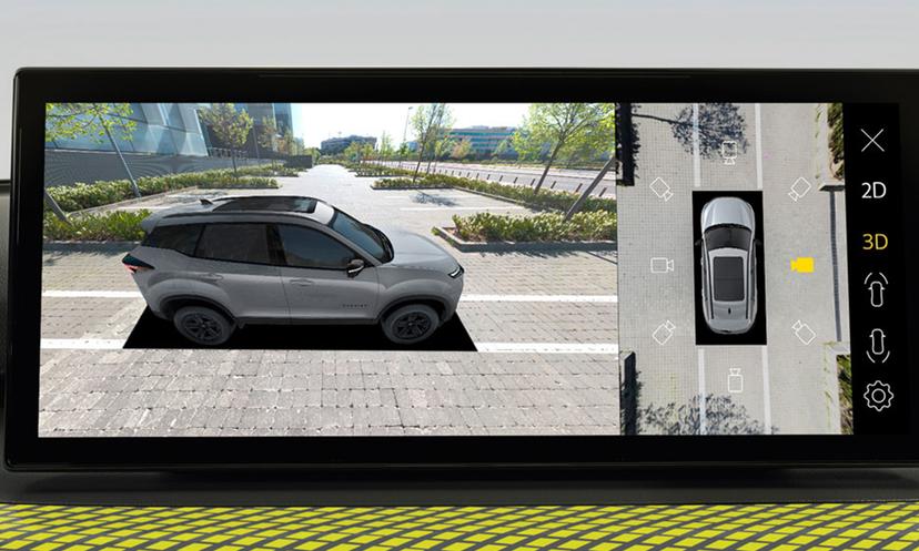 Tata Harrier 360 Parking Assist