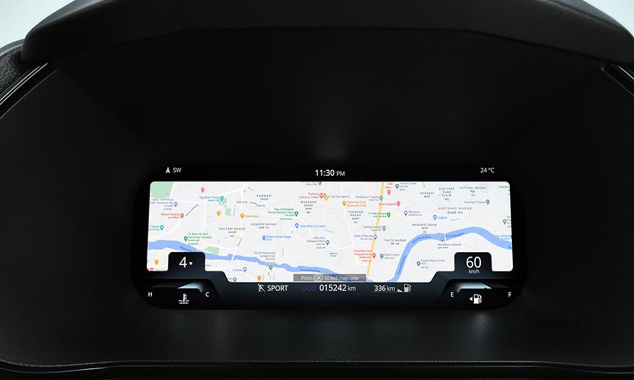 Tata harrier navigation