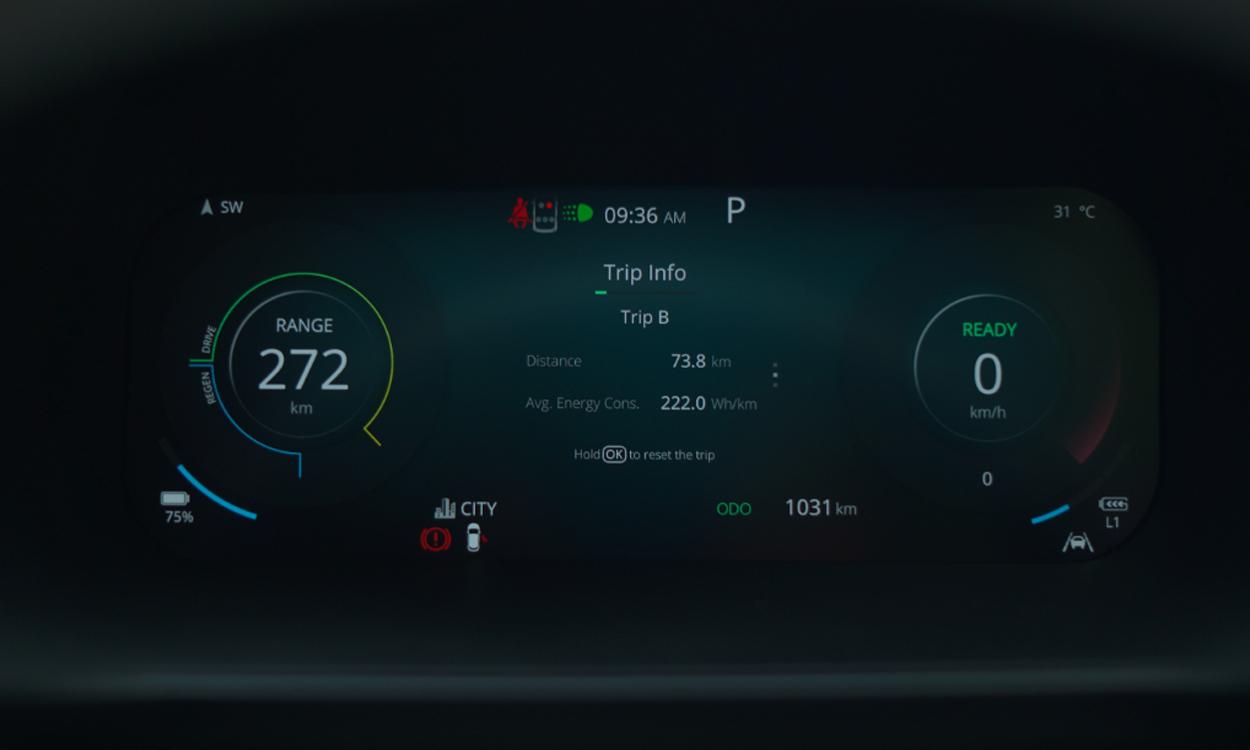 Tata Harrier Ev Speedometer