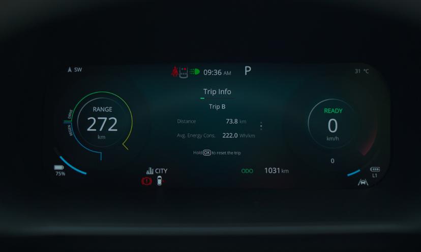 Tata Harrier Ev Speedometer