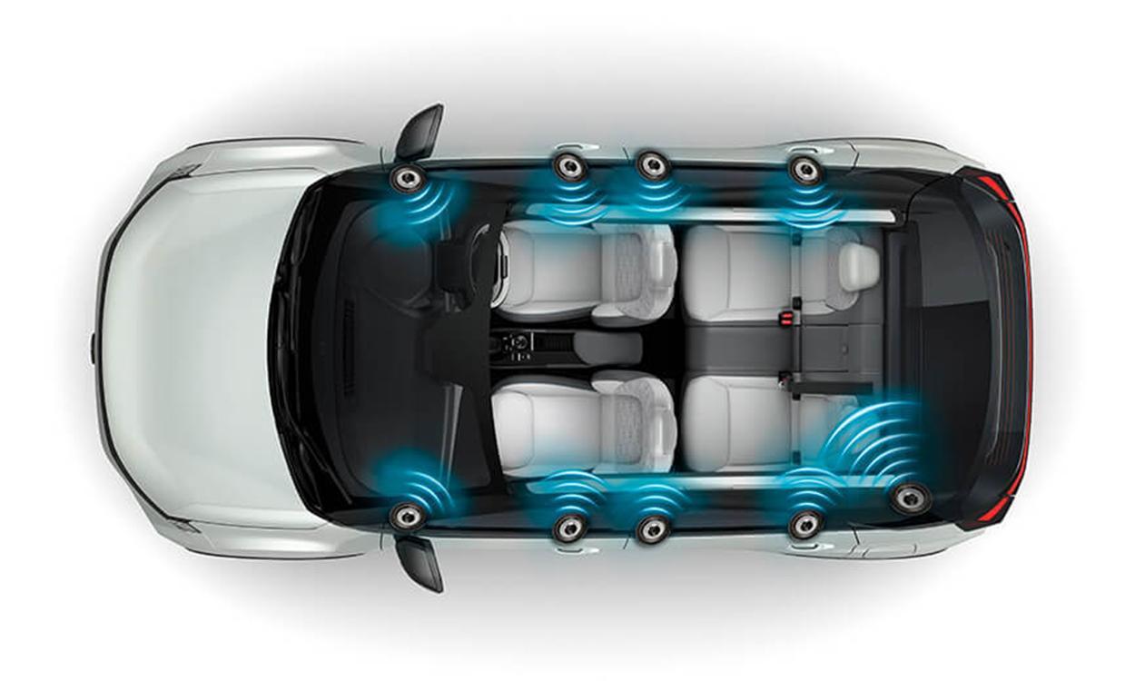 Tata nexon ev 8 speakers