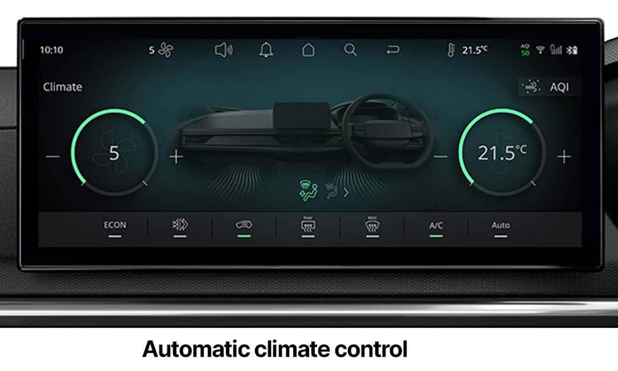 Tata nexon ev automatic climate control