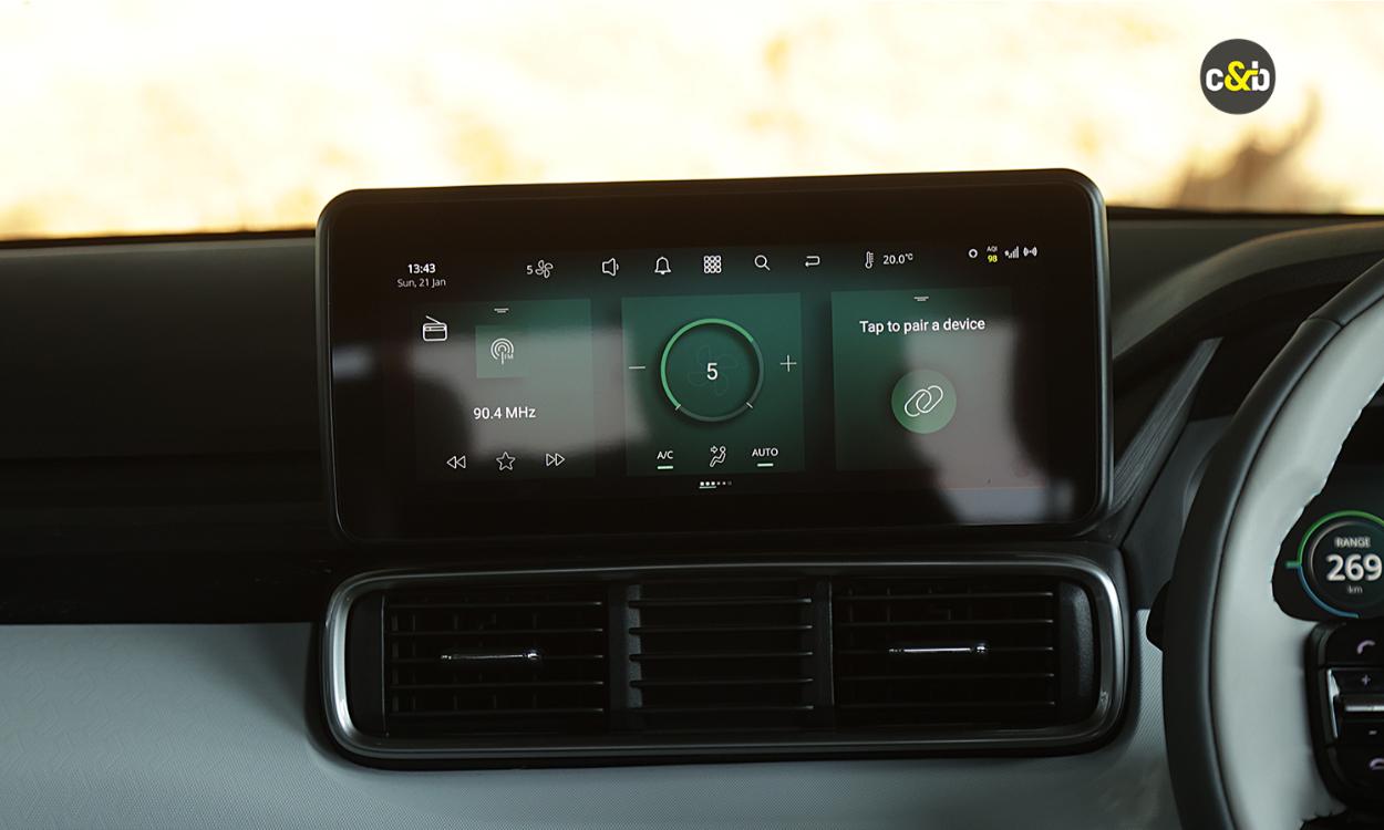 Tata Punch Ev Display