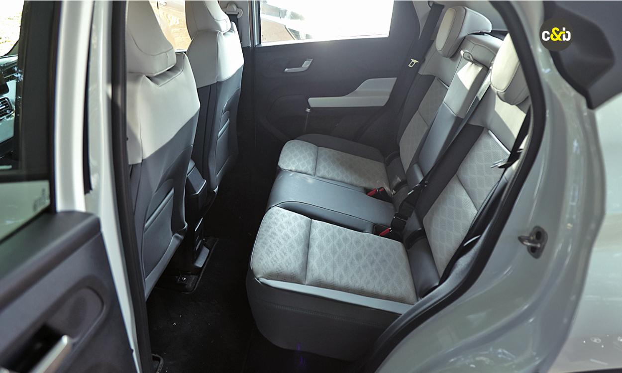 Tata Punch Ev Rear Seats