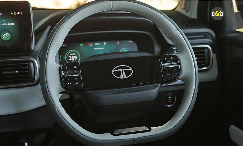 Tata Punch Ev Steering