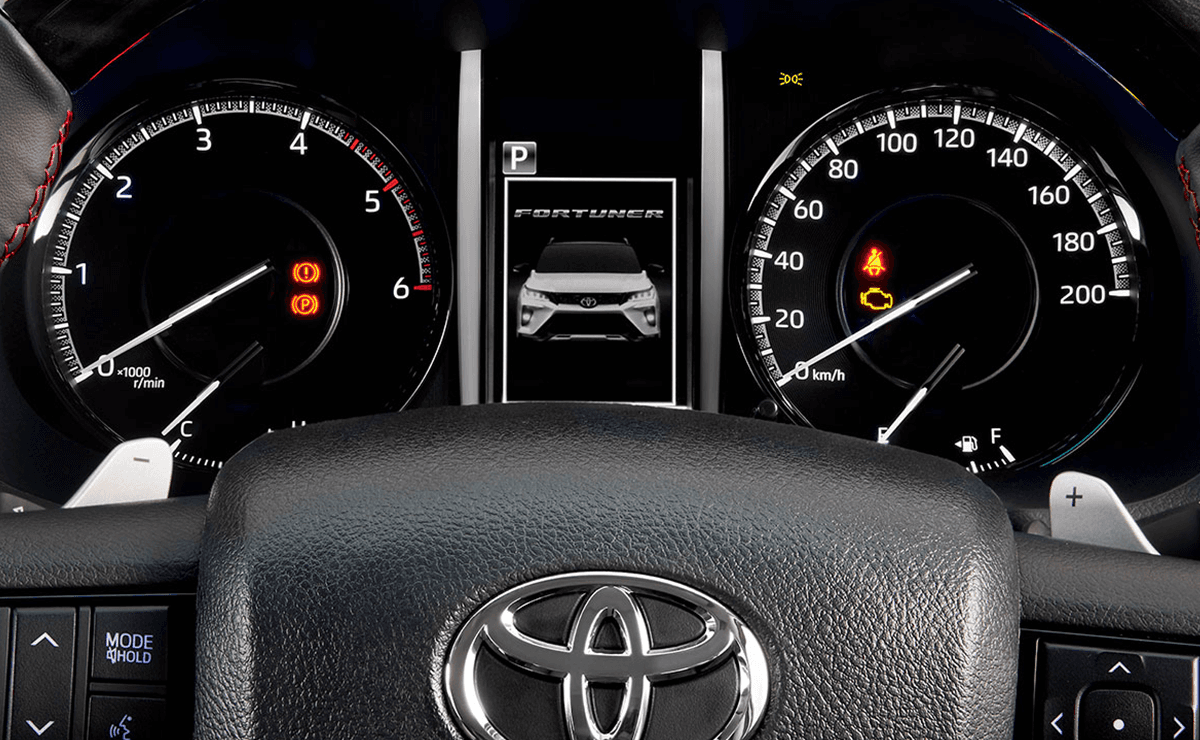 2021 Toyota Fortuner Legender Black Dial Combimeter