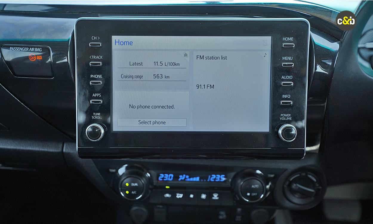 Toyota Hilux Display