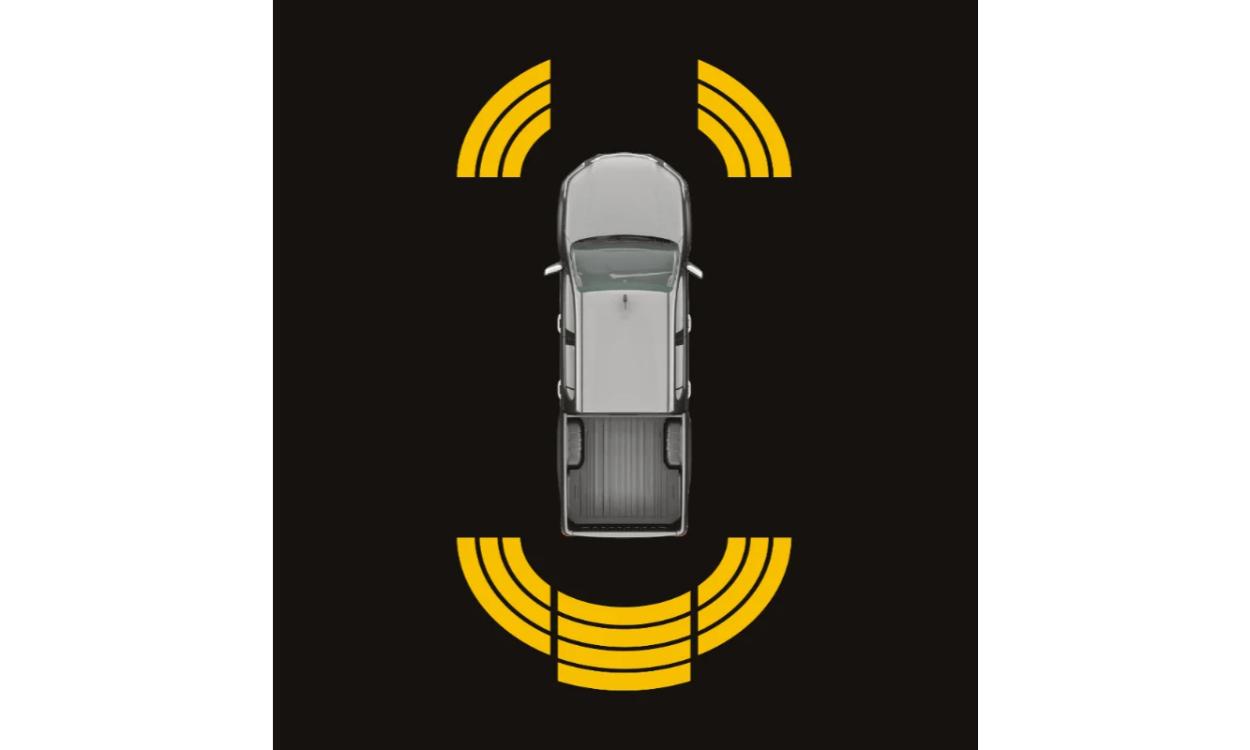 Toyota Hilux Front Parking Sensors With Mid Indication