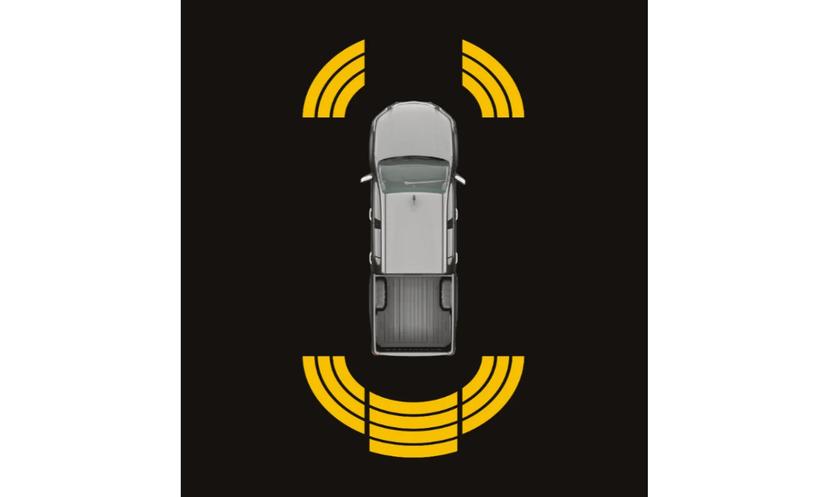 Toyota Hilux Front Parking Sensors With Mid Indication