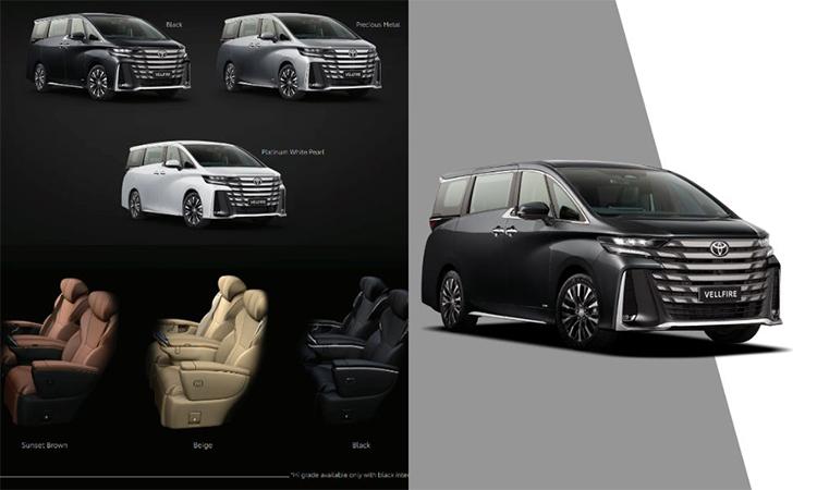 Toyota Vellfire Color