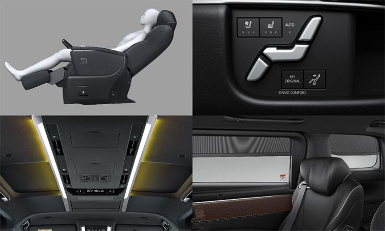 Vellfire adjustable seat