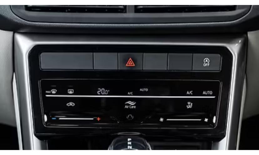 Volkswagen Taigun Interior Ac Controls