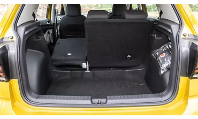 Volkswagen Taigun Interior Bootspace Rear Split Seat Folded