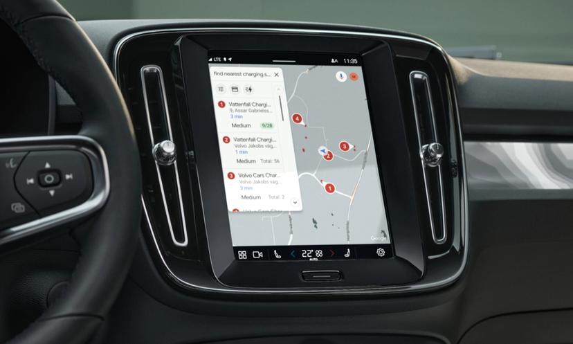 Navication In Volvo EX40