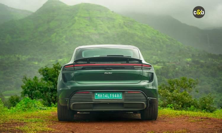 Porsche Macan Turbo Ev Rearview