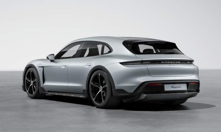 Porsche taycan turismo rearview