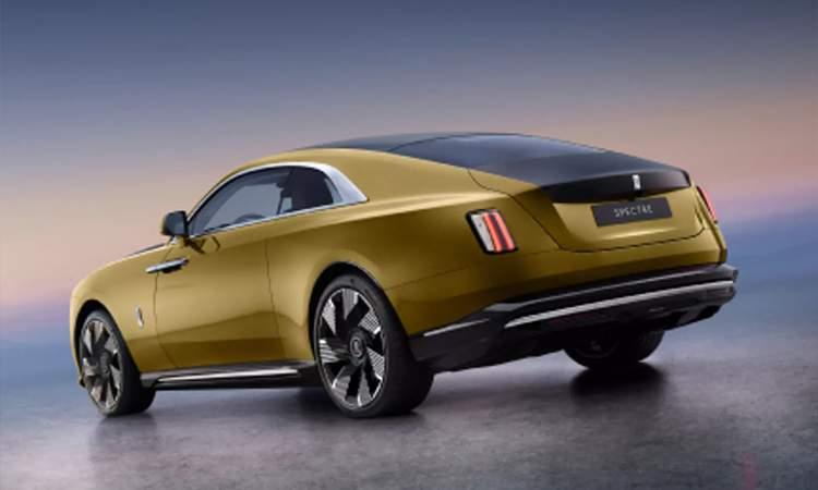 Rolls royce spectre rearview