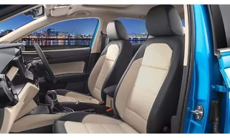 Skoda Slavia Interior Front Row Seats