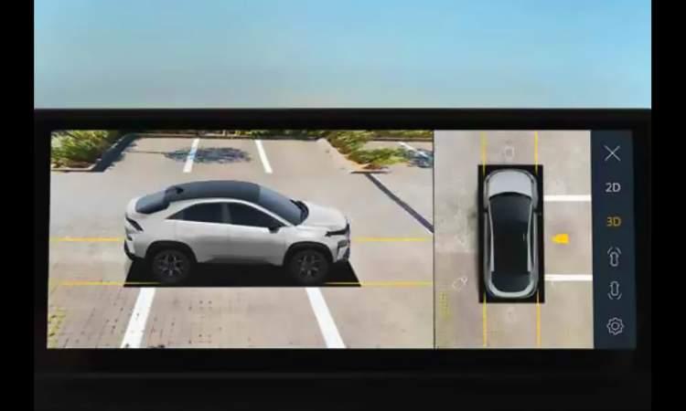 Parking Camera Display Tata Curvv