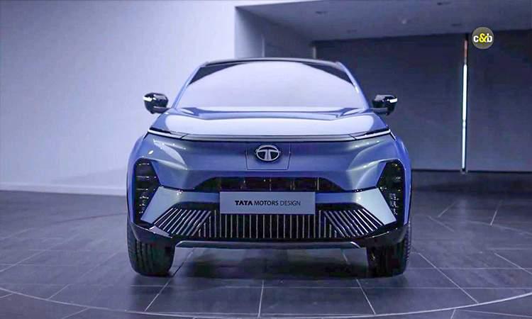 Tata Curvv Ev Front Look
