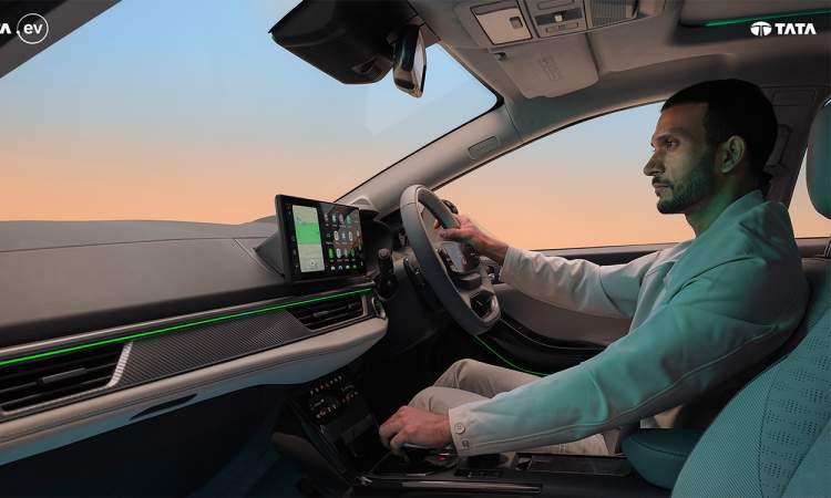 Tata curvv ev drive view