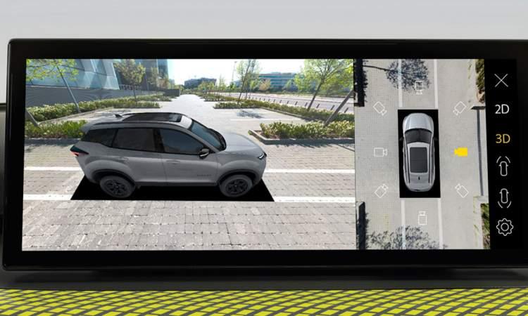 Tata Harrier 360 Parking Assist