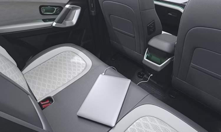 Tata Harrier Ev Eturna Rear 65w Charging Point Shot