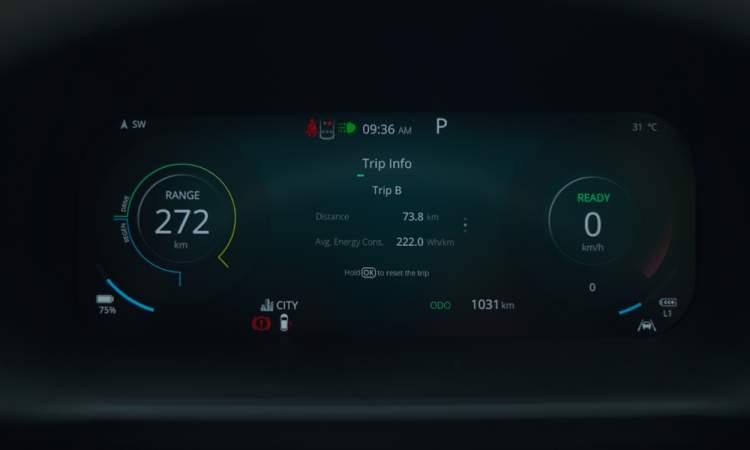 Tata Harrier Ev Speedometer