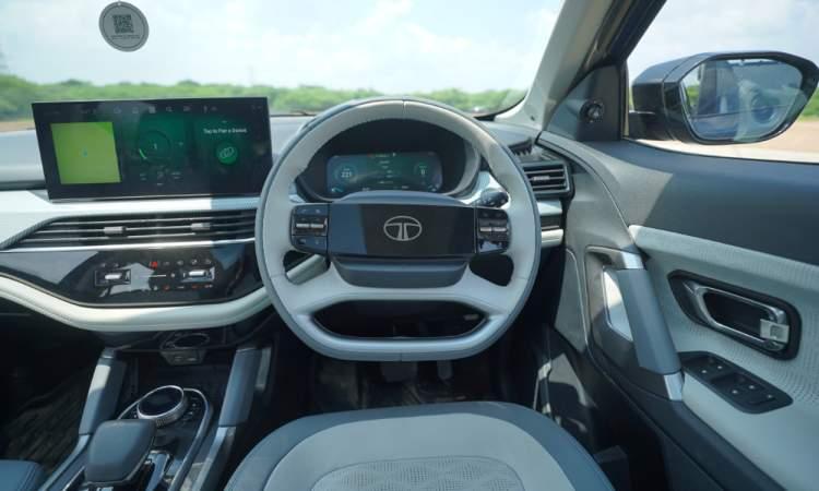 Tata Harrier Ev Steering