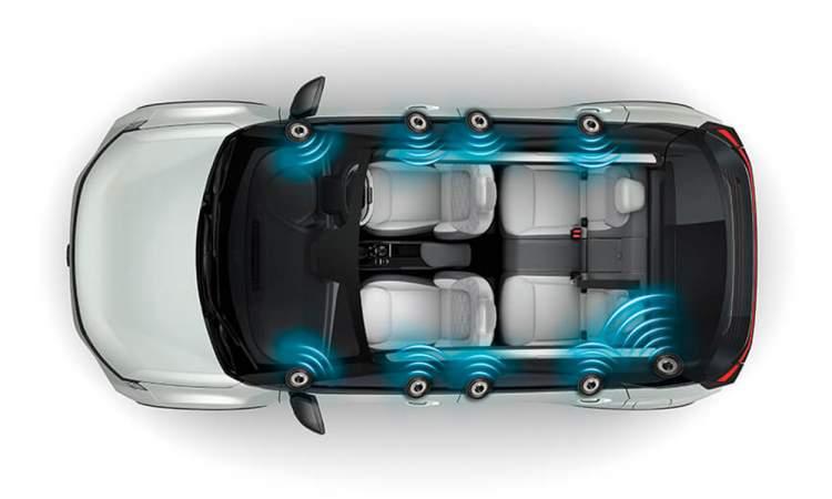 Tata nexon ev 8 speakers