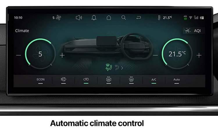 Tata nexon ev automatic climate control
