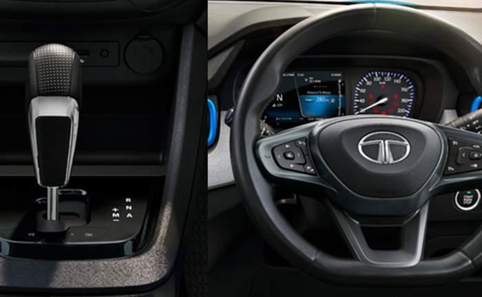 Tata Punch Leather Steering Wheel And Gear Knob