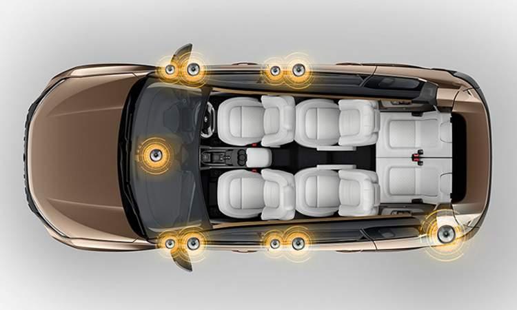 Tata safari Jbl Music System With 10 Jbl Speakers