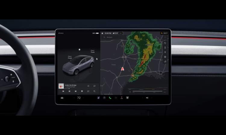 Model Y Live Weather Map