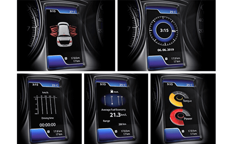 Interactive TFT Multiinfo Display