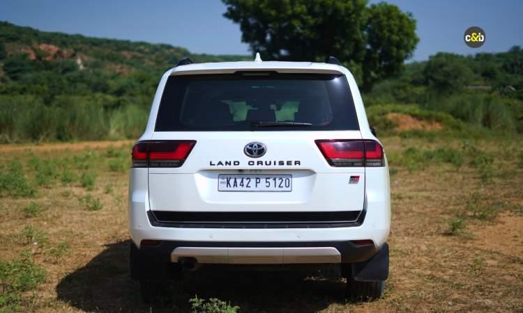 2025 Toyota Land Cruiser 300 Gr Sport Rear View