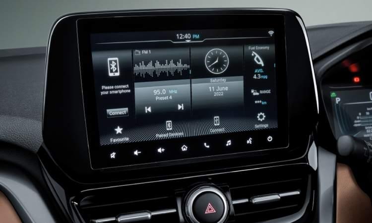 Toyota urban cruiser hyryder detail display