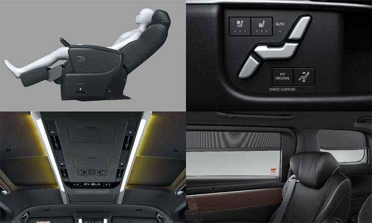 Vellfire adjustable seat