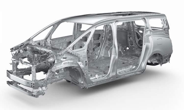 Rigid and Impact absorbing body structure