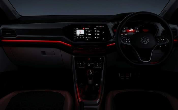 Volkswagen Taigun Ambient Light Red